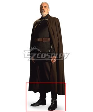 Star Wars Count Dooku Cosplay Boots