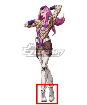 JoJos Bizarre Adventure: Stone Ocean Anime Narciso Anasui White Cosplay