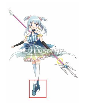 Magia Record: Puella Magi Madoka Magica Side Story Magireco Rena Minami Blue  Cosplay