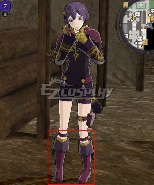 Three Houses 5 Years Bernadetta Purple  Cosplay