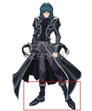 Yu-Gi-Oh! GX Hell Kaiser Zane Truesdale Black  Cosplay