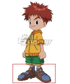 2020 Digimon Adventure Izumi Koshiro Blue Cosplay Shoes