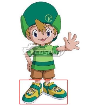 2020 Digimon Adventure Takeru Takaishi Green Cosplay