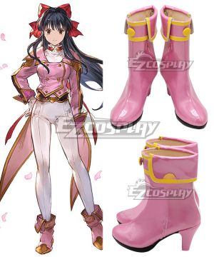 Sakura Taisen Sakura Shinguji Pink Cosplay