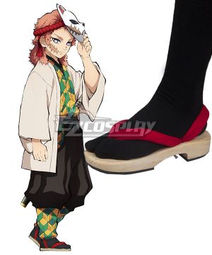 Demon Slayer: Kimetsu no Yaiba Sabito Red Cosplay