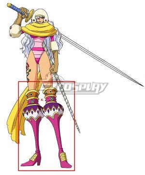 One Piece Charlotte Smoothie    Pink  Cosplay