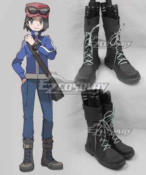 Pokemon Pocket Monster Calem Black  Cosplay