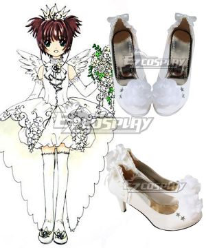 Cardcaptor Sakura Sakura Kinomoto Clamp 15th Anniversary Wedding Dress White Cosplay