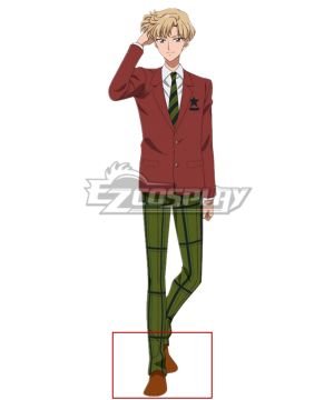 Sailor Moon Haruka Tenou School Uniform Brown Cosplay Shoes