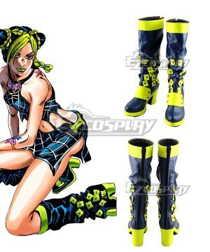 JoJos Bizarre Adventure: Stone Ocean Jolyne Cujoh Blue Green  Cosplay