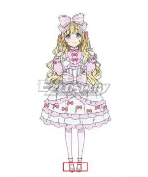 Date A Bullet Pannier Ibusuki Pink Cosplay Shoes
