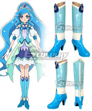 Healin Good Pretty Cure Sawaizumi Chiyu Cure Fontaine Blue  Cosplay