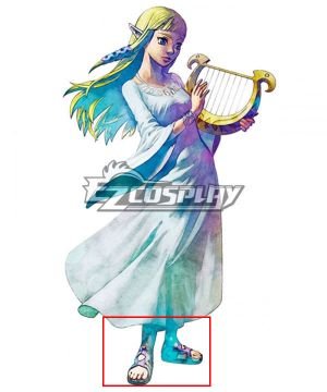 Princess Zelda Goddess Hylia Purple Cosplay