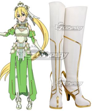 Alicization SAO Kirigaya Suguha Leafa Long White  Cosplay