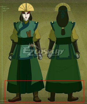  The Last Airbender Kyoshi Brown  Cosplay