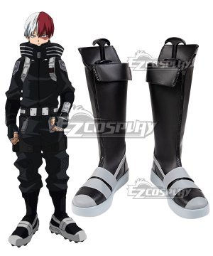 World Heroes Mission Shoto Todoroki Black  Cosplay