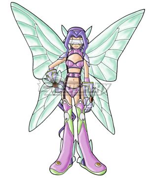 Digimon Kazemon Fairimon Cosplay Costume