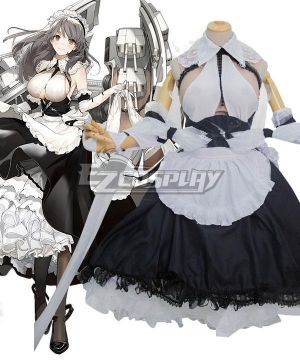 Azur Lane Charybdis Maid Cosplay Costume