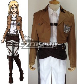 Attack on Titan Shingeki no Kyojin Krista Lenz Training Corps Cosplay Costume