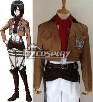 Shingeki no Kyojin Mikasa Akkaman Mikasa Ackerman Survey Corps Cosplay