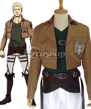 Attack on Titan Shingeki no Kyojin Reiner Braun Training Corps Cosplay Costume