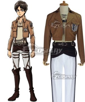 Attack on Titan Shingeki no Kyojin 104th Cadet Corps Eren Yeager Eren Yega Eren Jaeger Cosplay Costume