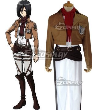 Shingeki no Kyojin Mikasa Akkaman Mikasa Ackerman Scout Regiment Cosplay