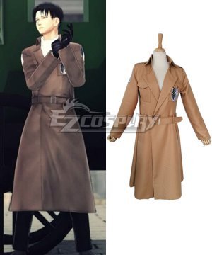 Levi Rivaille Rival Ackerman Coat Cosplay