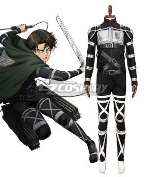 Attack On Titan Shingeki No Kyojin Final Season Levi Ackerman Cosplay Costume - Premium Edition