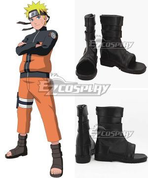 The Fire Nation Konohagakure Uzumaki Naruto Black Cosplay