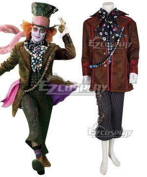 2016 Alice in Wonderland:Through the Looking Glass Mad Hatter Cosplay  - No Brooch