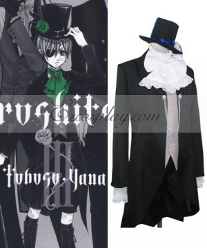 Ciel Phantomhive Gentswear Gray Cosplay