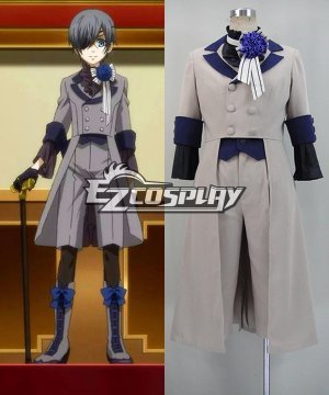 III Book of Circus Kuroshitsuji Ciel Phantomhive Grey Cosplay