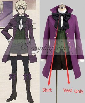 Alois Trancy Coat Cosplay  - Shirt and Vest Only