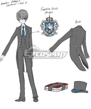 Ciel Phantomhive School Uniform Cosplay