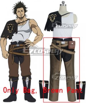 Yami Sukehiro Cosplay  - Only Bag, Brown Pants