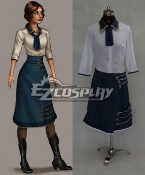 3 Infinite Elizabeth Green Dress Cosplay