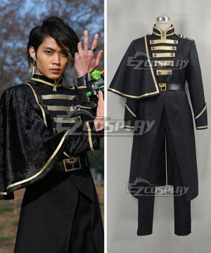 Ghost Masked Rider Necrom Alain Black Cosplay