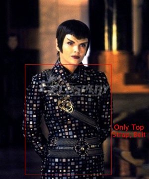 Nemesis Romulan Cosplay -Only Top, Belt and Strap