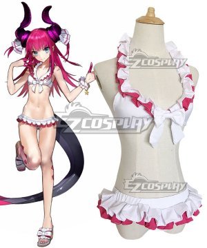 Elizabeth Bathory White Swimsuit Cosplay