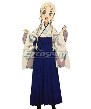 Anohana: The Flower We Saw That Day Honma Meiko Kimono Cosplay