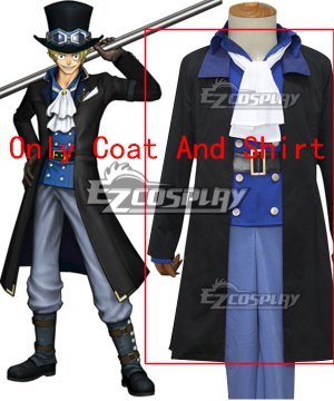 One Piece Vice Admiral Smoker Cosplay Costume Coat