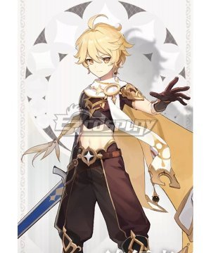 Genshin Impact Plaper Male Traveler Cosplay Costume