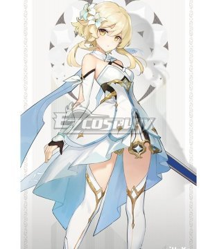 Genshin Impact Plaper Female Traveler Cosplay Costume