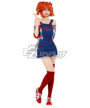 Horror Bishoujo Childs Play Chucky Female Halloween Cosplay