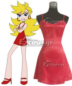 Panty Red Dress Cosplay