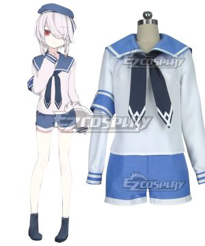 Vtuber Nijisanji Paryi Sailor Suit Cosplay