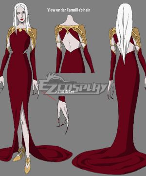 Netflix Castlevania Season 3 Carmilla Dress Cosplay Costume