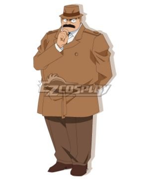 Detective Conan Juzo Megure Joseph Meguire Cosplay