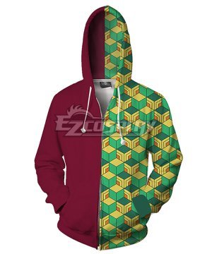 Demon Slayer: Kimetsu No Yaiba Giyuu Tomioka Hoodie Cosplay Costume